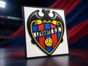 Escudo Levante U.D. Diseño 3D decorativo