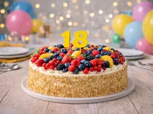 Birthday cake numbers