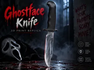 Ghostface Knife – Scream | 3D Print Replica