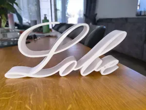 Love letter sign – Romantic Lettering Wall
