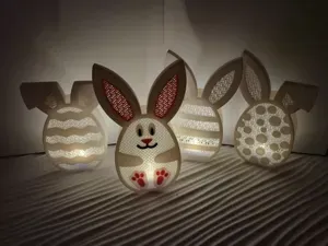 GyroGlow Easter Eggs w/ Bunny Ears Collection