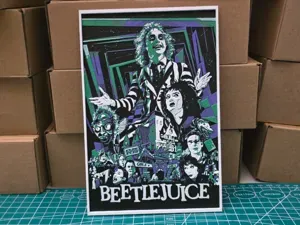 Beetlejuice Movie Poster - Hueforge Art