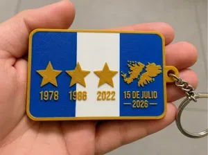 Abrelata y Llavero Malvinas Argentina 3 Estrellas