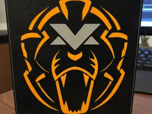 Max Verstappen Lion logo lamp lightbox