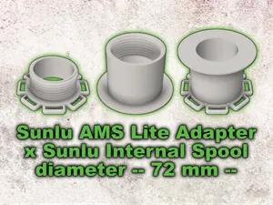 Sunlu AMS Lite Adapter Old Spool Diameter 72 mm