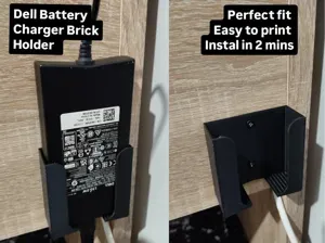 Laptop Charger Brick Mount (DELL 130W)