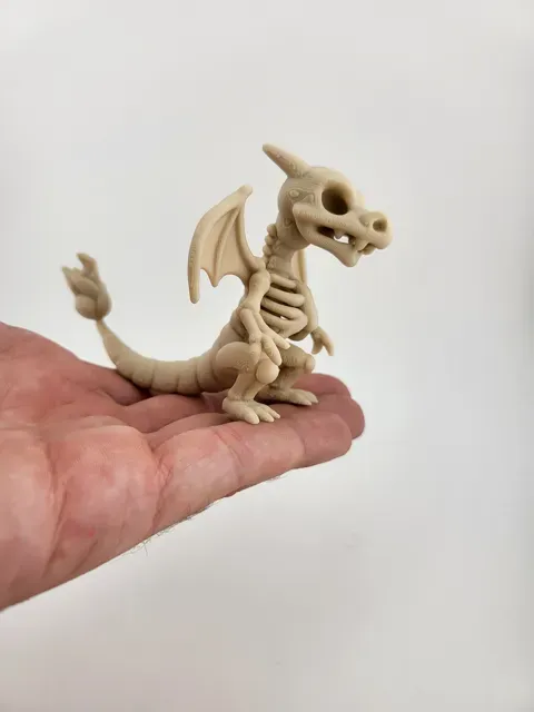 Charizard pokemon Skeleton Figure Dragon Fossil — Image 6 of 6