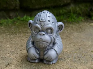Cyber-Affe KroMunk – Stahlherz der Wildnis