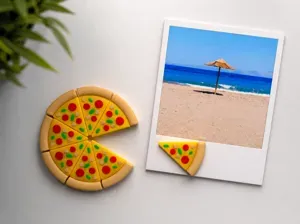 Pizza Slice Fridge Magnet