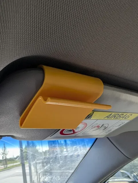 Car Sun Visor Glasses and Card Holder — Фото 2 из 3