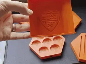 6 Hex Stand - Magnetic Modular Board Game System