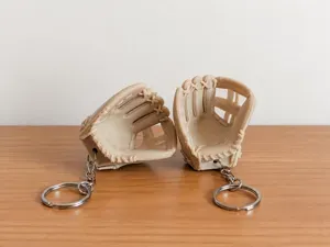 Mini Baseball Glove Keychain