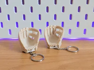 Mini Baseball Glove Keychain