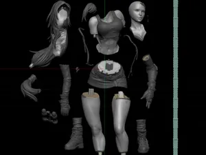 Tifa Lockhart multipart