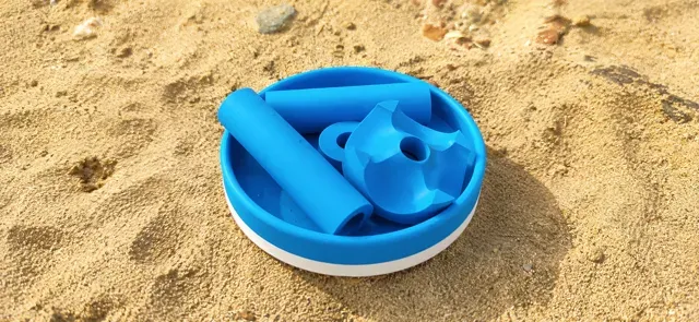 Beach Umbrella Table - Modular - 3 Parasol Sizes — Image 7 of 7