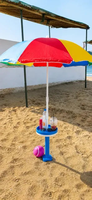 Beach Umbrella Table - Modular - 3 Parasol Sizes — Image 2 of 7