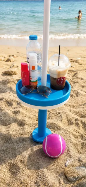 Beach Umbrella Table - Modular - 3 Parasol Sizes — Image 6 of 7