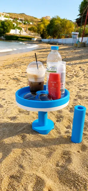 Beach Umbrella Table - Modular - 3 Parasol Sizes — Image 3 of 7