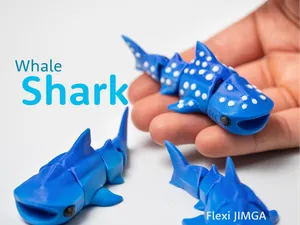 Flexi Whale Shark – Articulated & Keychain