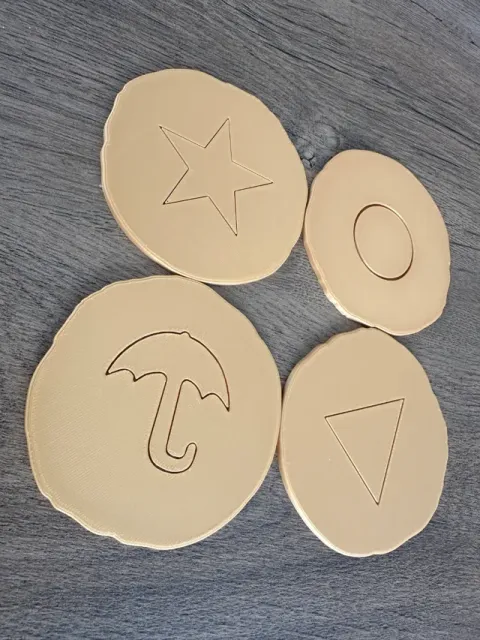 Squid game - Dalgona cookies coasters — Image 4 of 4