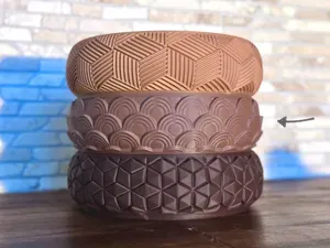 Japanese Circles Catch All Bowl (Stackable)