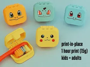 Pocket Monster Toothbrush Case – Travel Cap