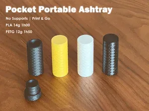 Portable Pocket Ashtray V2