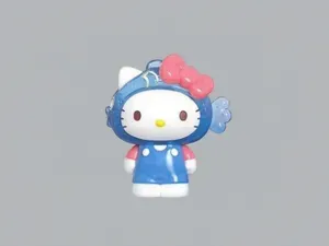 锦鲤凯蒂猫kitty站姿-三丽鸥摆件可爱萌物潮玩手办盲盒公仔女童涂色