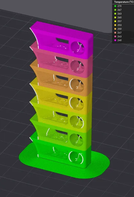 Easy PETG-CF Temperature Tower with G-Code — Image 3 of 3