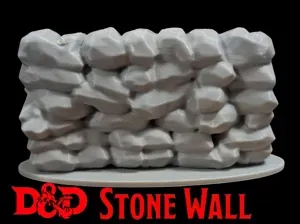 DnD Stone Wall Miniature