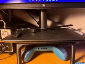 Minimalist Monitor Stand with Storage