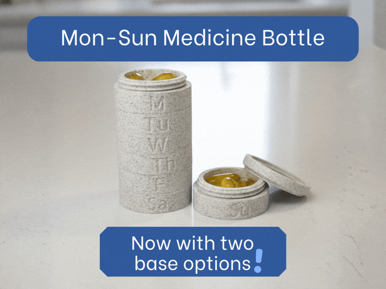 Medicine Pill Box Stackable M-S