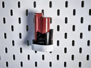 Milwaukee M12 Battery Holder for Skadis