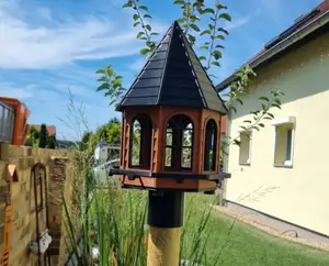 Octagon Bird Feeder Tree stake holder
