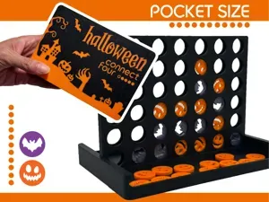 Halloween Connect 4 – Travel Pocket Edition