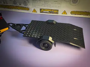 Trailer for 1/12 - 1/16 RC Crawlers. 