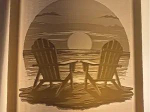 Beach Chairs Night Light
