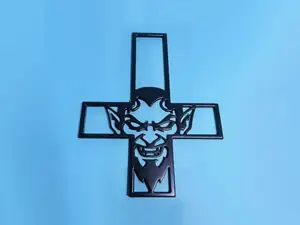Satanic Cross Wall Hanging