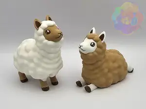 Cute Llama - Flexi Articulated Animal (pip)