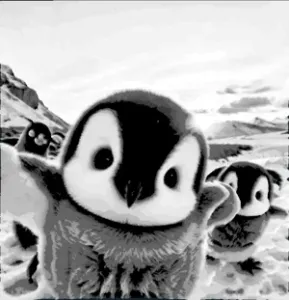 Little Penguin (HueForge)