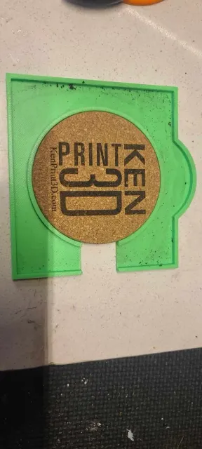 Laser Pecker LP2 Jig coaster 3.5" 91mm — Image 2 of 4