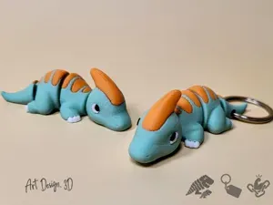 Articulated Parasaurolophus - Strong Joints