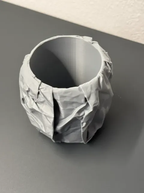Crumbled Paper Plant Pot — Фото 10 из 10