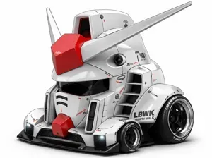 Chibi RX-78-2 Gundam x (LBWK) Custom Car