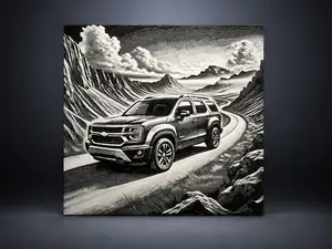Chevrolet Niva in the mountains