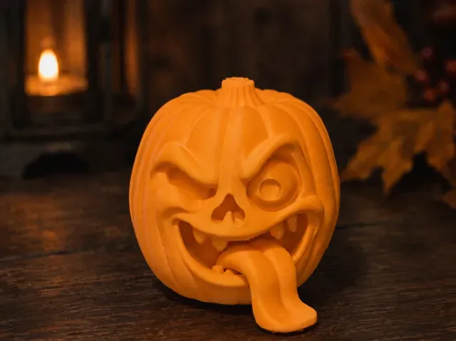Creepy Pumpkin Monster – Halloween Figurine