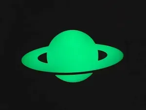 Saturn - glow in the dark