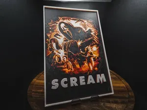 Scream (Movie Poster - HueForge)