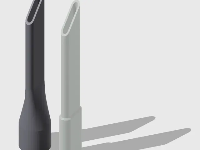 Vacuum crevice nozzle and extenders