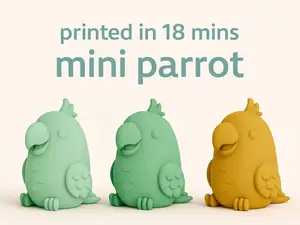 Mini Parrot – Fast Print Cute Bird